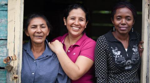 Amada Bernal, Karina Cuba and Quisqueya Proud-Homme in Partido, DR