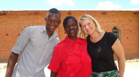 Malawi: volunteers with Msofi