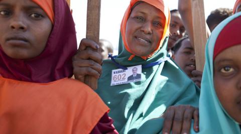 Women campaigning in Somaliland's local elections in November 2012