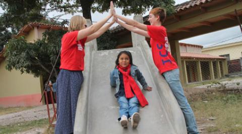 volunteer, ICS, Honduras, children's home 