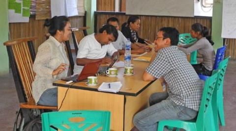 Training session in Timor-Leste