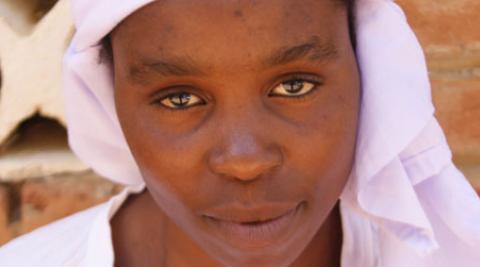 Shupe a young woman in Malawi