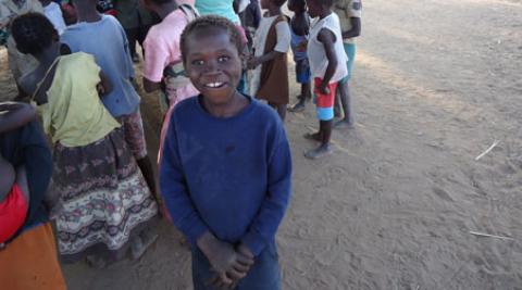 Portrait of a boy in Malawi