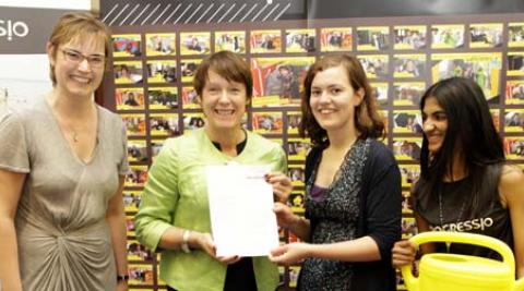 Campaigners hand in letter to Caroline Spelman MP