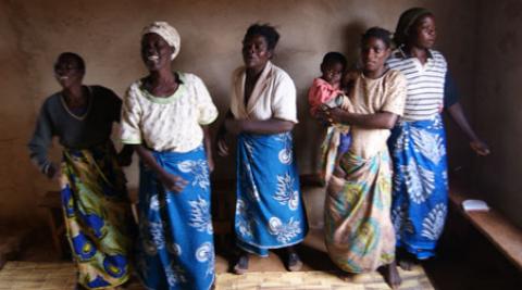 HIV community support group in Malawi