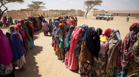 Women queue up to vote in Somalliland's local elections 28 November 2012