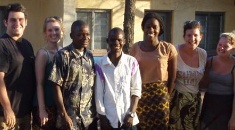 ICS volunteers in Malawi