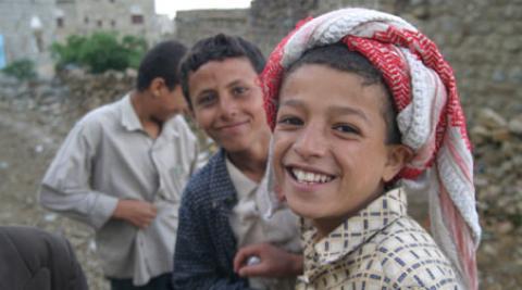Boys in Yemen (©Nick Sireau/Progressio)