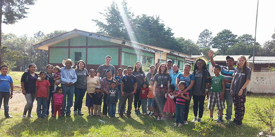 Meeting our families on arrival 